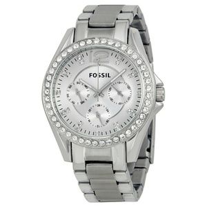Fossil silver watch